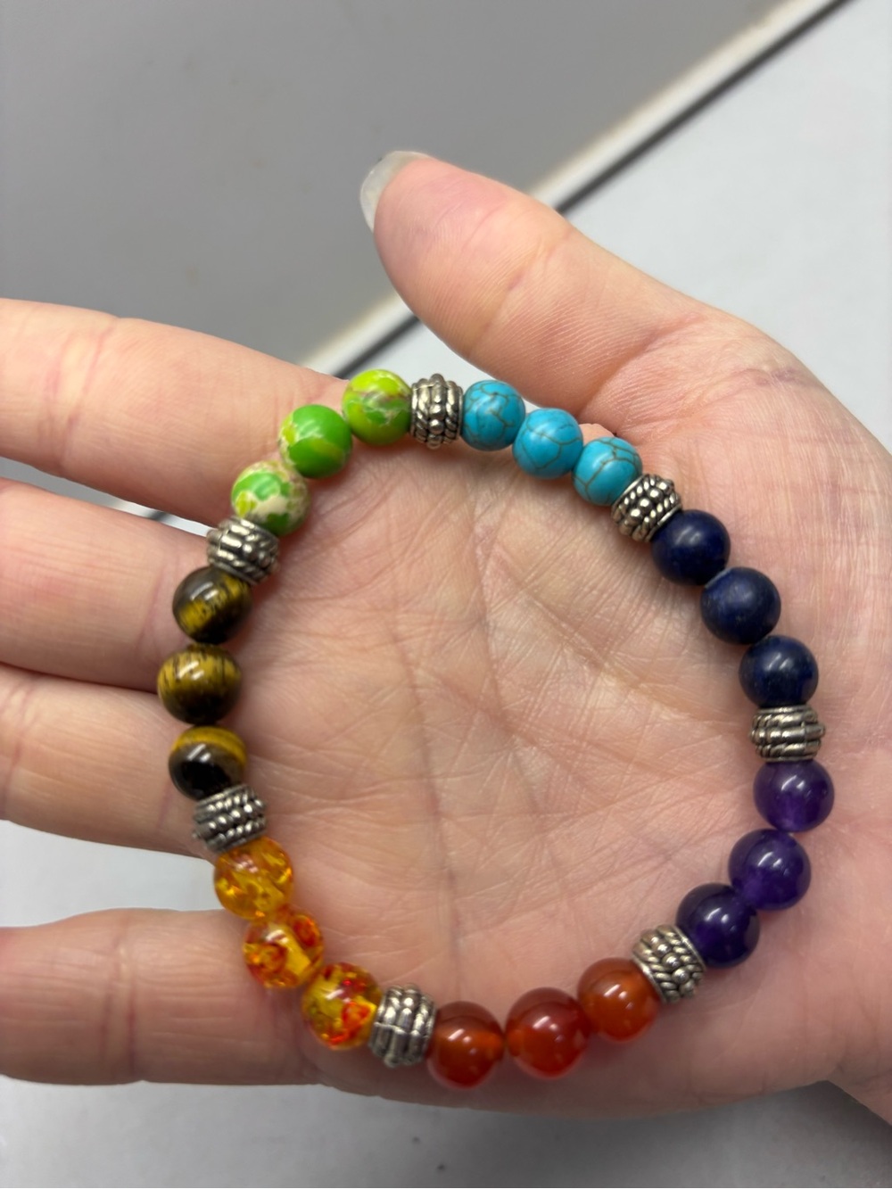 Karma 7 Chakra Stones Bracelet